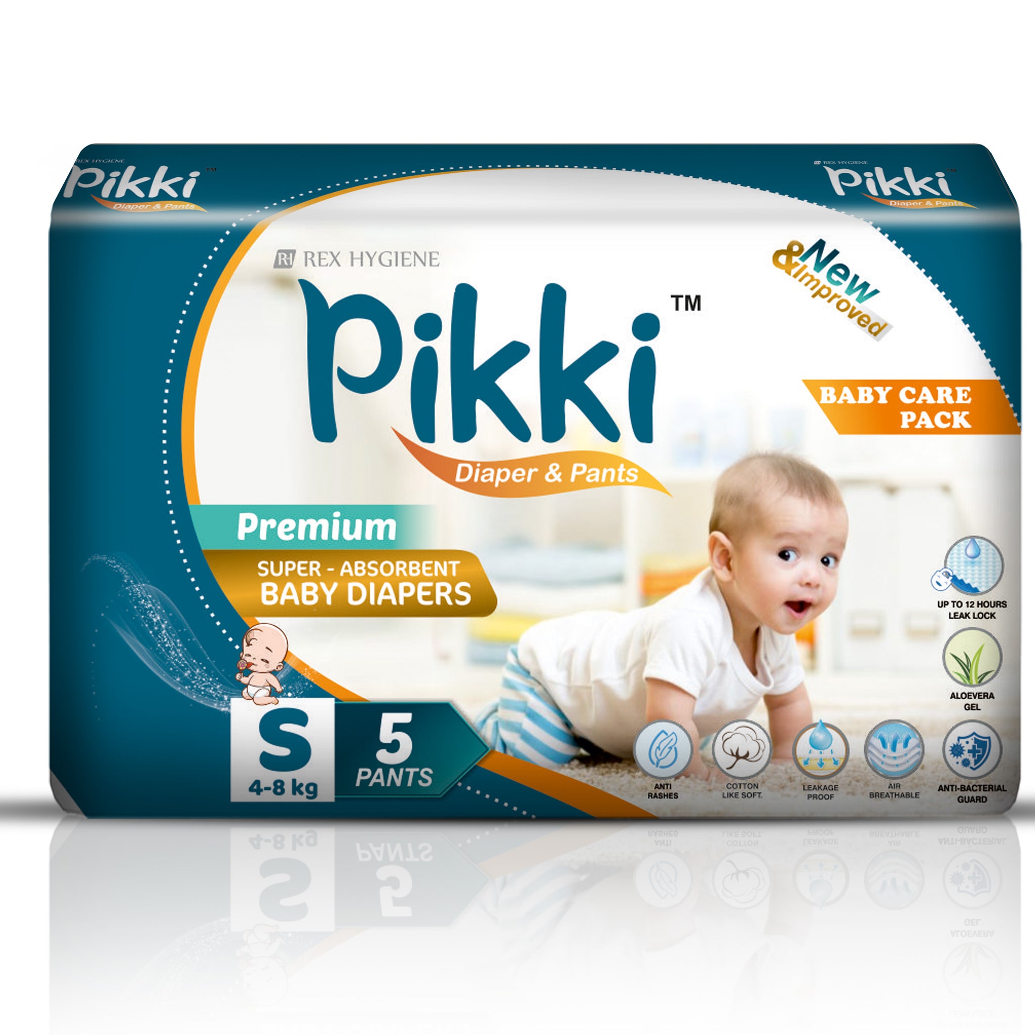 Pikki Baby Diaper Premium Pants Small-05