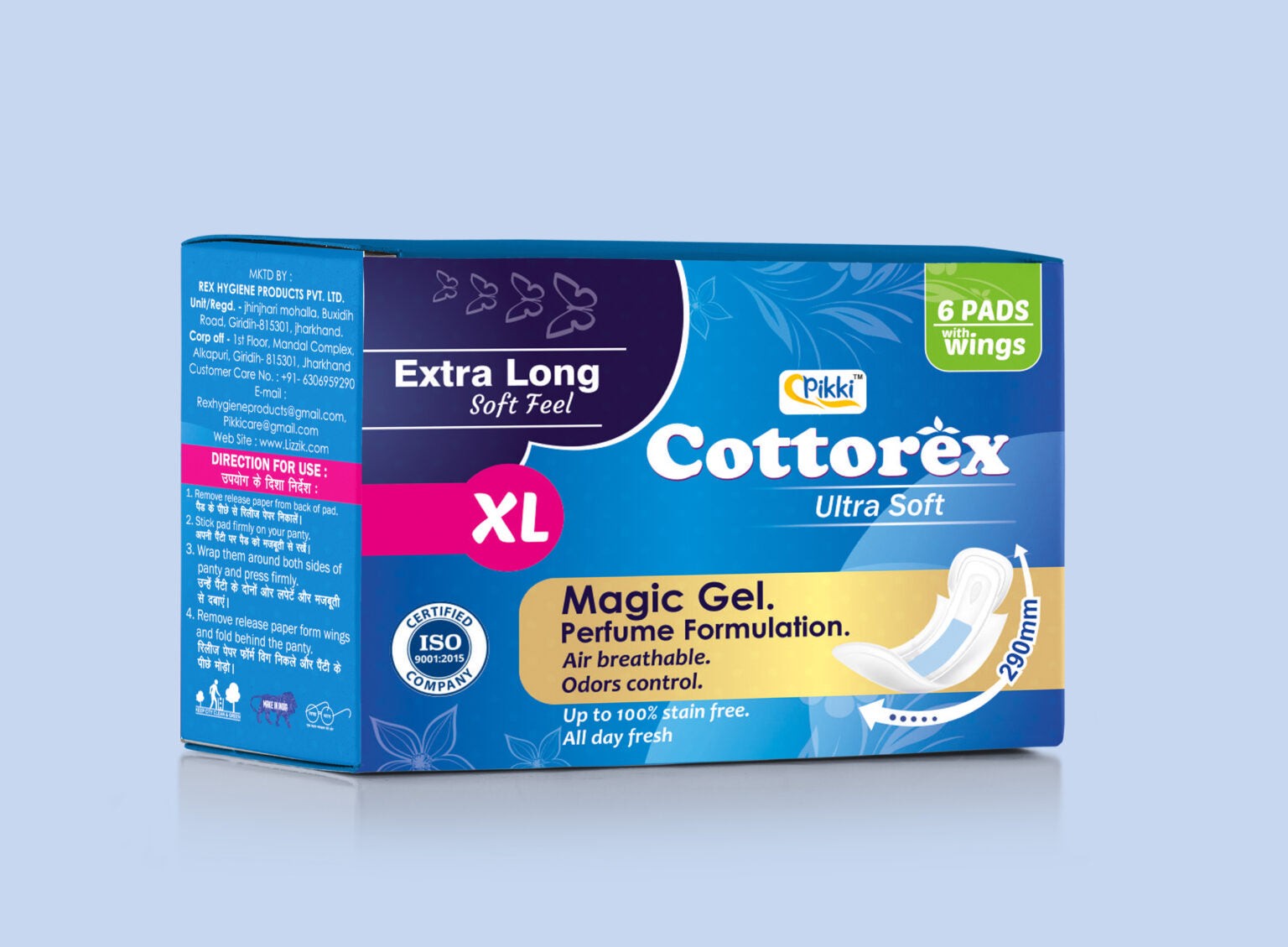 Cottorex Ultra Nights Sanitary pads XL-06