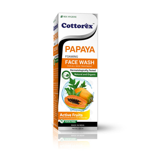 Papaya Foaming Face Wash Natural and Organic 100 ml pack of 1